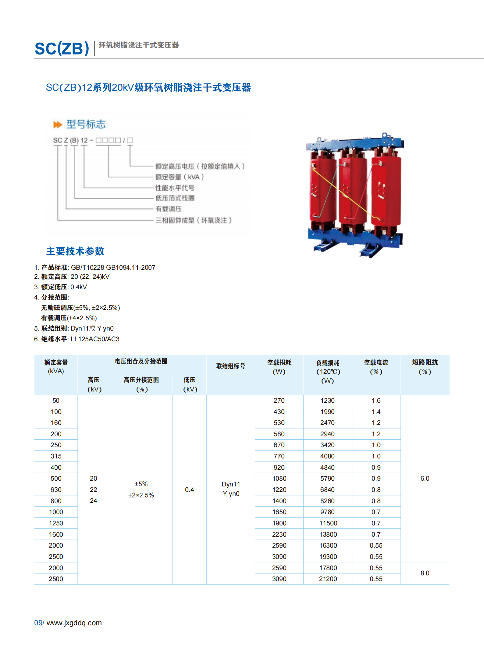SC(ZB)12系列20kV级环氧树脂浇注干式变压器_OB欧宝 | 电压互感器 | 非晶合金变压器 | 干式变压器 | 油浸式变压器